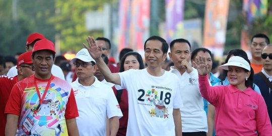 Asian Games tinggal hitungan hari, Jokowi cek kesiapan atlet