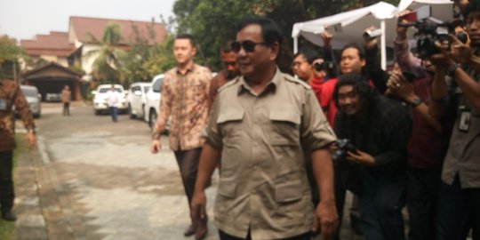 Bergiliran, Prabowo bicara 4 mata dengan Amien Rais & Sekjen Demokrat