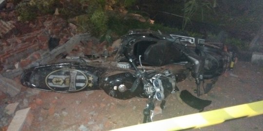 Gempa NTB berdampak ke Bali, puluhan motor rusak terkena runtuhan bangunan