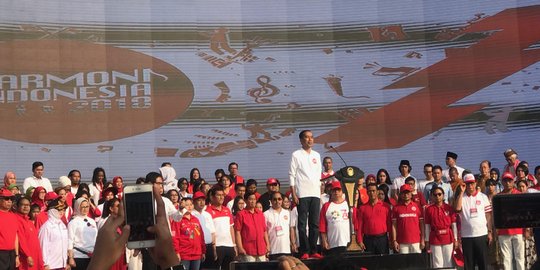 Jokowi di Harmoni Indonesia: Kerukunan nasional aset terbesar bangsa