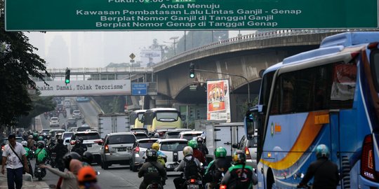 5 Hari penindakan ganjil genap, 5.303 pengendara ditilang