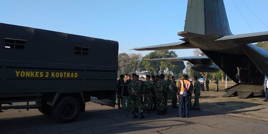 Lanud Abdulrachman Saleh kirim pesawat Hercules angkut bantuan gempa NTB