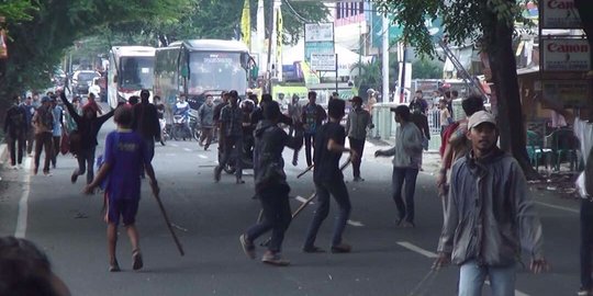 Tawuran suporter Persitara di Ciracas, dua orang jadi tersangka