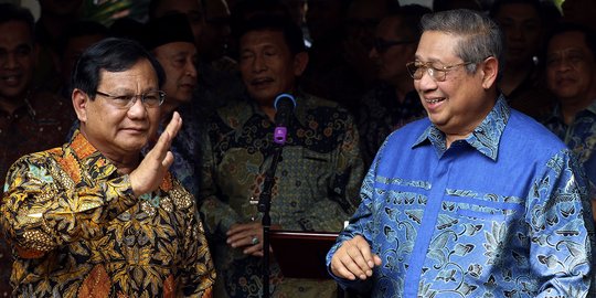 SBY dan Prabowo juga bahas pematangan visi dan misi di Pilpres 2019
