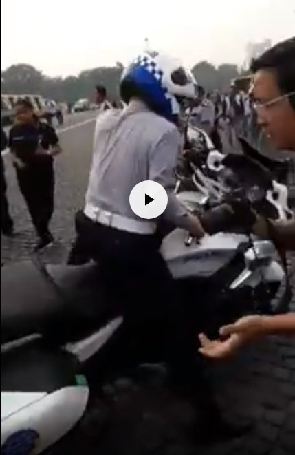 anies naik moge dishub