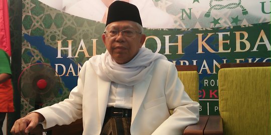 Ketua MUI Ma'ruf Amin tiba-tiba temui Jokowi di Istana