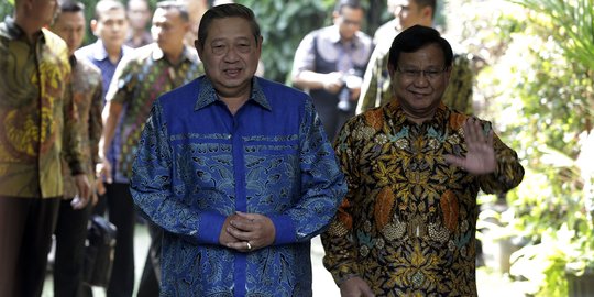 Sebelum umumkan nama cawapres, Prabowo akan bertemu SBY lagi