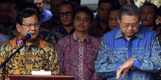 Misteri surat Prabowo untuk SBY soal Cawapres