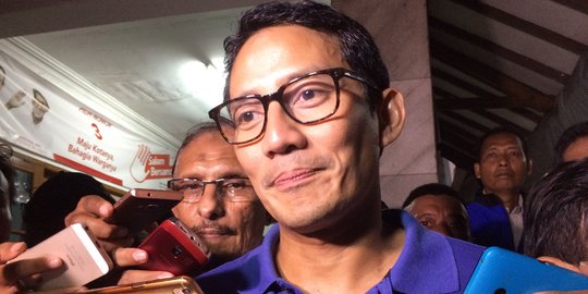 Sandiaga sudah mengajukan surat tidak pailit sebagai syarat maju Cawapres