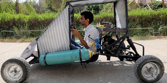 Mahasiswa Mesir ciptakan mobil berbahan bakar udara