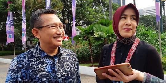 Konsultan politik Anies-Sandiaga saat Pilgub DKI sambangi Balai Kota