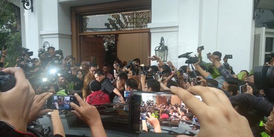 Kumpul di Menteng, para ketum parpol masih bungkam nama cawapres Jokowi