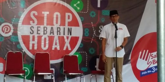 Tiba di rumah Prabowo, Sandiaga Uno disambut tepuk tangan relawan