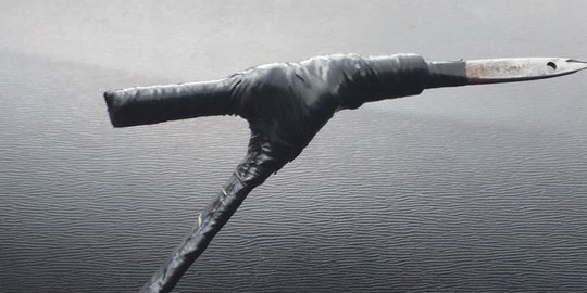 Asep terjungkal dari motor curiannya usai dikejar warga