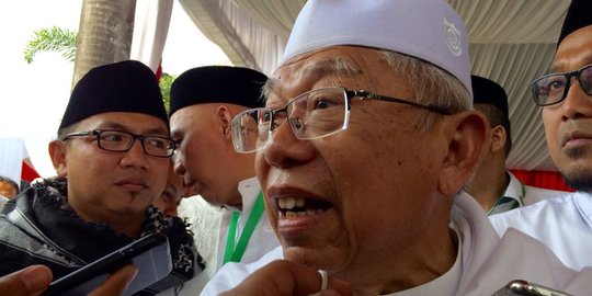 Ma'ruf Amin: Semoga suara sumbang ke Jokowi hilang