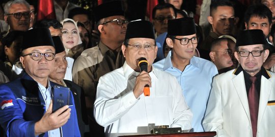 Deklarasi Prabowo dan Sandiaga Uno sebagai capres-cawapres