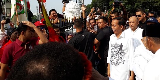 Jokowi: Saya yakin Ma'ruf Amin figur tepat menuju jalan perubahan