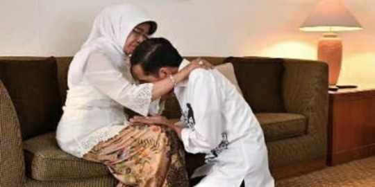 Doa restu ibunda dan sungkem Jokowi hadapi Pilpres 2019