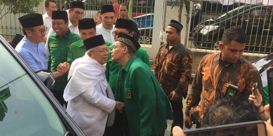 Bakal cawapres Ma'ruf Amin mulai roadshow politik pertama ke markas PPP