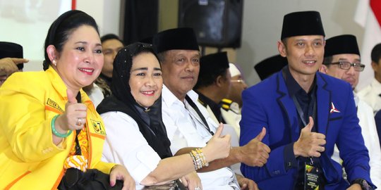 Deretan pimpinan parpol pendukung dampingi Prabowo-Sandiaga ke KPU