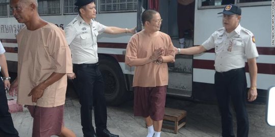 Biksu 'super kaya' Thailand divonis penjara 114 tahun