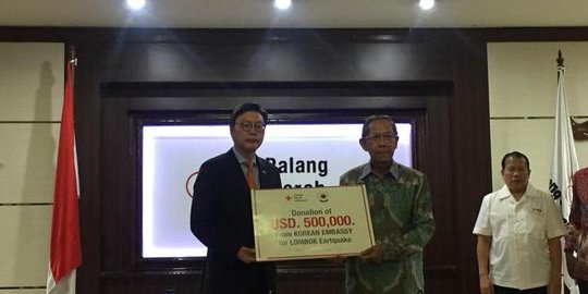 Korsel beri bantuan untuk korban Gempa Lombok senilai Rp 7,2 miliar