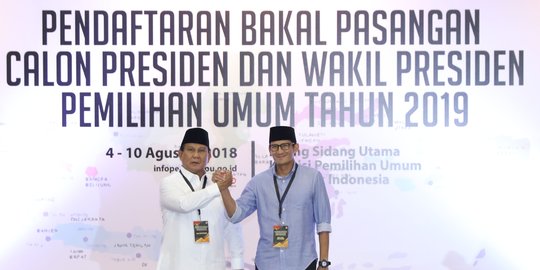 Proyeksi ekonomi Indonesia di tangan Prabowo-Sandiaga