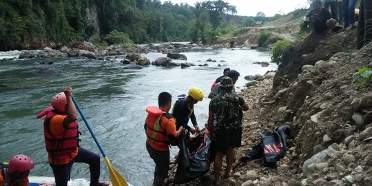 Seluruh mahasiswa dan pelajar yang hanyut di Sungai Asahan ditemukan