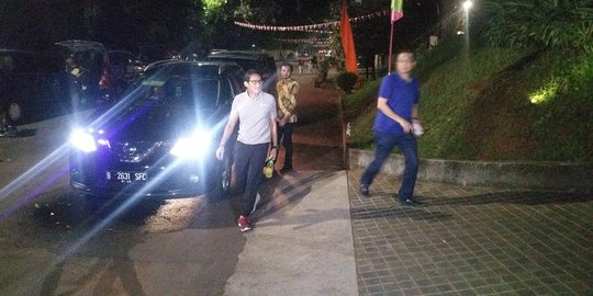 Sandiaga Uno sambangi kediaman politikus senior PAN Soetrisno Bachir