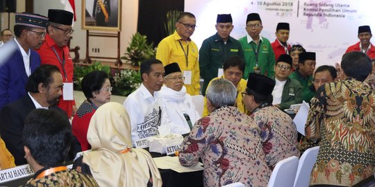 Sebelum periksa kesehatan di RSPAD, Ma'ruf Amin mampir ke Istana