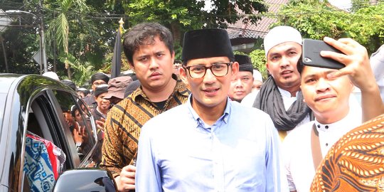 Sandiaga Uno doakan tes kesehatan Jokowi-Ma'ruf berjalan lancar