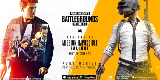 Keren, game PUBG mobile kerja sama konten film Mission: Impossible-Fallout!