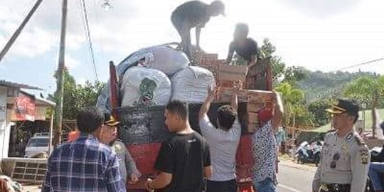 37 Mobil dikerahkan angkut bantuan korban gempa Lombok berangkat dari Bali