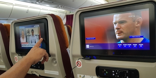 Live TV on Board dari THAI Airways bikin kamu tetap update selama di pesawat