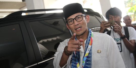 Sandiaga kesal ditanya soal mahar Rp 500 M: Perlu digarisbawahi tidak benar!