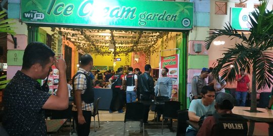 Polisi gerebek tempat dugem berkedok kafe es krim di Medan