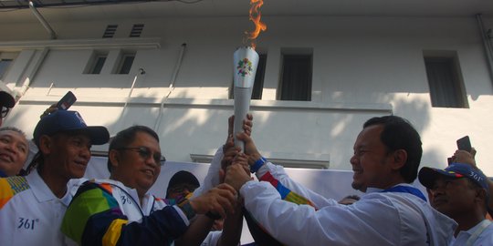 20 Ribu pelajar di Bogor sambut api obor Asian Games