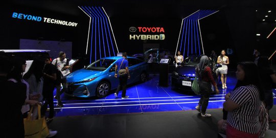 Tanpa model baru, Toyota rebut pesanan 6.022 kendaraan di GIIAS