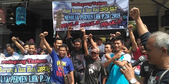 Derita pedagang burung di Pasar Depok Solo usai terbitnya Permen-LHK