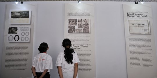 Mengunjungi pameran Asian Games di Museum Fatahillah