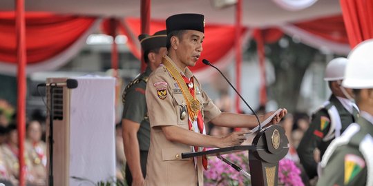 Pesan Jokowi: Pramuka jangan hanya tahu morse, tapi juga teknologi