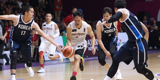 Tim basket putra Indonesia telan kekalahan pahit dari Korea