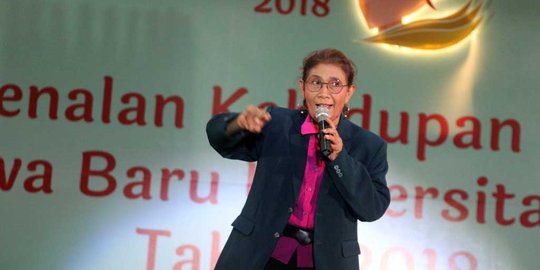 Menteri Susi pesan anak muda jangan berantem karena beda pilihan politik