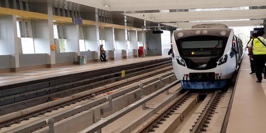 Belum sebulan beroperasi, penumpang LRT Palembang tercatat 198.300 orang