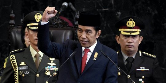 Jokowi komitmen berantas korupsi & percepat ungkap kasus HAM masa lalu