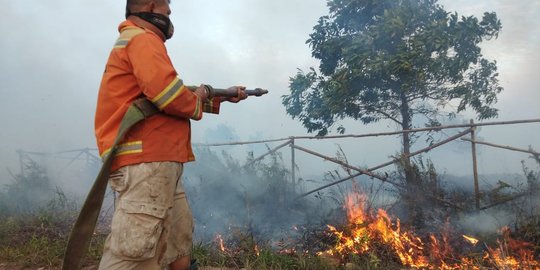 Kalimantan Barat dikepung 1.075 titik panas, Pontianak berselimut kabut asap