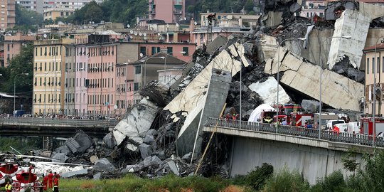 Italia tetapkan keadaan darurat selama 12 bulan usai jembatan ambruk