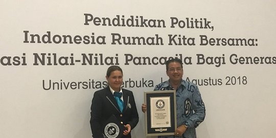 Pendidikan politik diikuti 2.000 lebih siswa SMA pecahkan rekor dunia