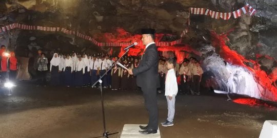 Upacara di Gua Lawa, peserta diharapkan maknai perjuangan saat perang gerilya