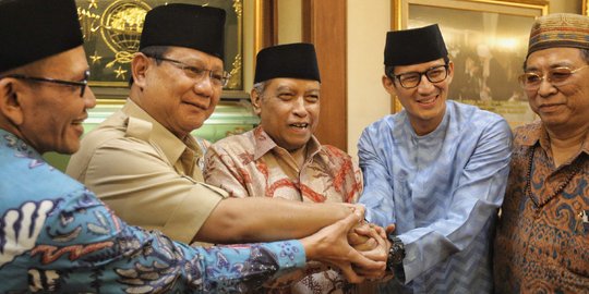 Sowan ke JK dan PBNU, Sandiaga tepis anggapan gembosi dukungan untuk Jokowi-Ma'ruf